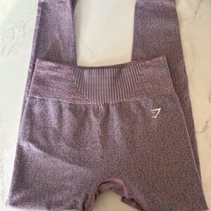 Gymshark Heathered Pink Leggings